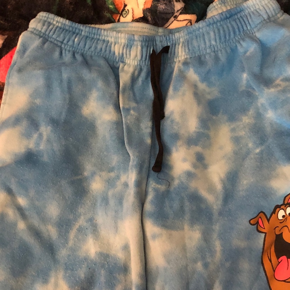 Blue Tie-Dye Lounge Bottoms